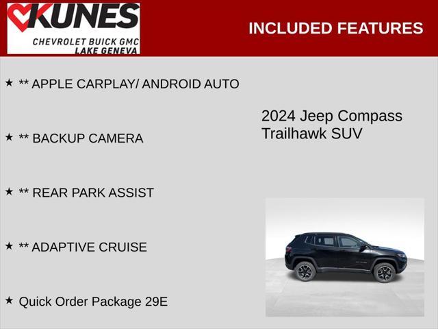 used 2024 Jeep Compass car, priced at $27,448
