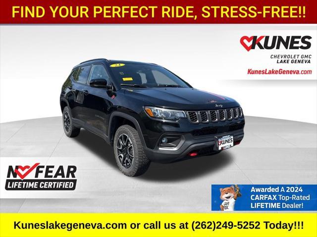 used 2024 Jeep Compass car, priced at $27,448