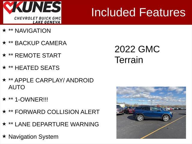 used 2022 GMC Terrain car, priced at $22,868