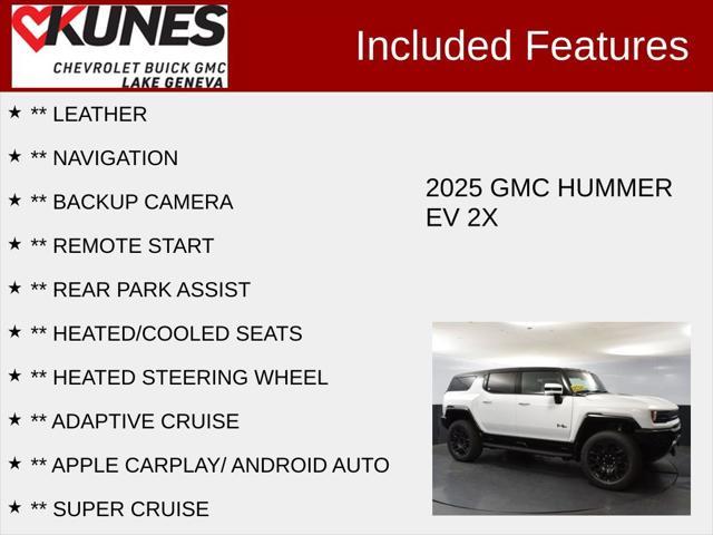 new 2025 GMC HUMMER EV SUV car, priced at $99,000