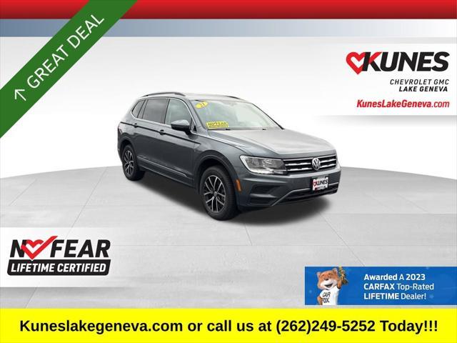 used 2021 Volkswagen Tiguan car, priced at $20,080