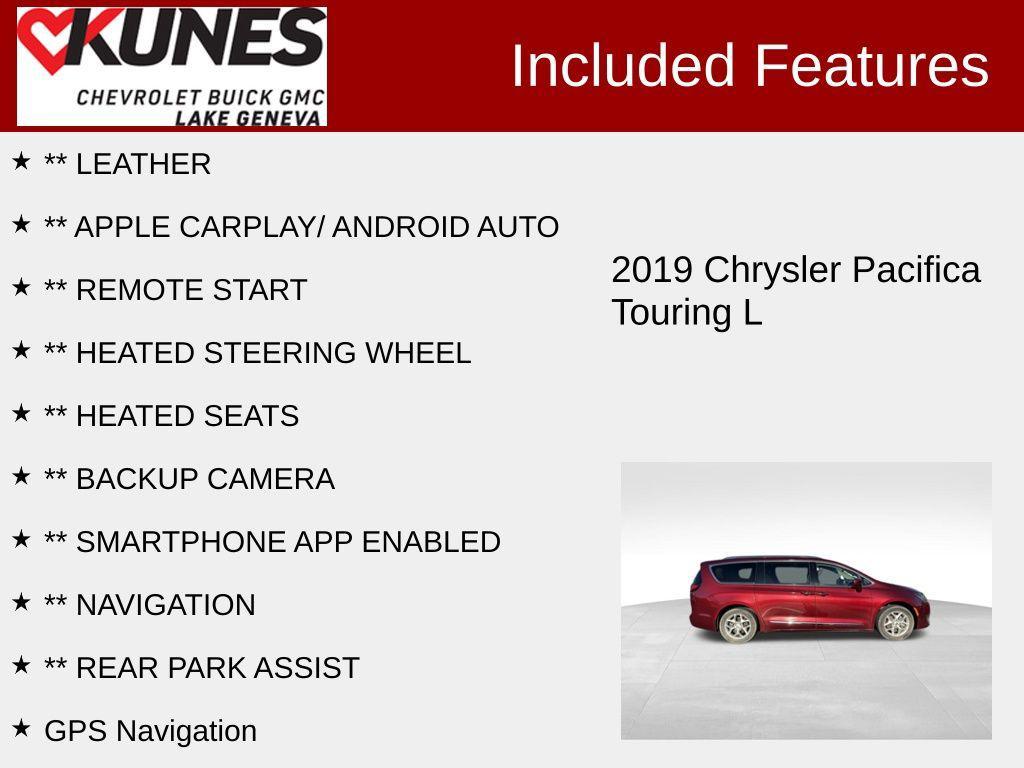 used 2019 Chrysler Pacifica car, priced at $12,495