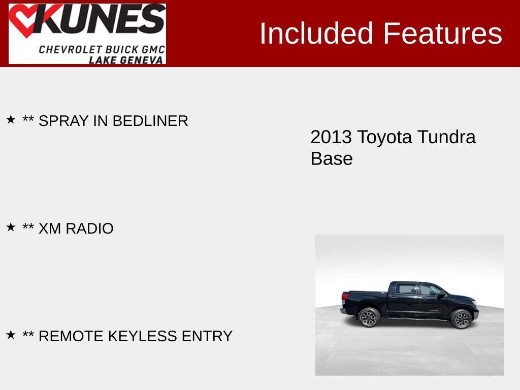 used 2013 Toyota Tundra car, priced at $17,200