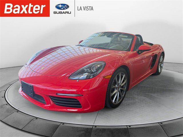 used 2017 Porsche 718 Boxster car, priced at $45,900
