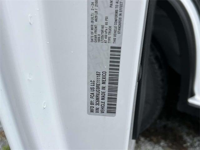 new 2024 Ram ProMaster 3500 car, priced at $49,753