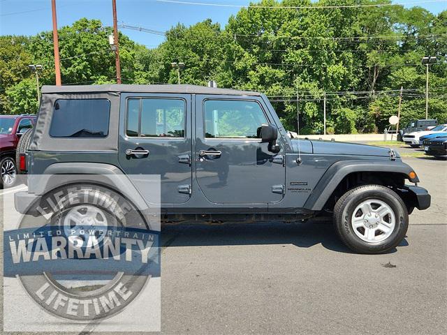 used 2016 Jeep Wrangler Unlimited car, priced at $20,810