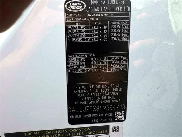 used 2025 Land Rover Defender car, priced at $56,999