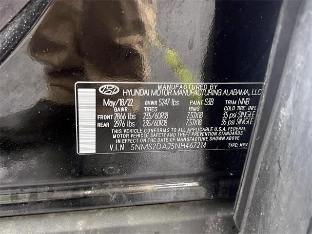 used 2022 Hyundai Santa Fe car, priced at $24,950