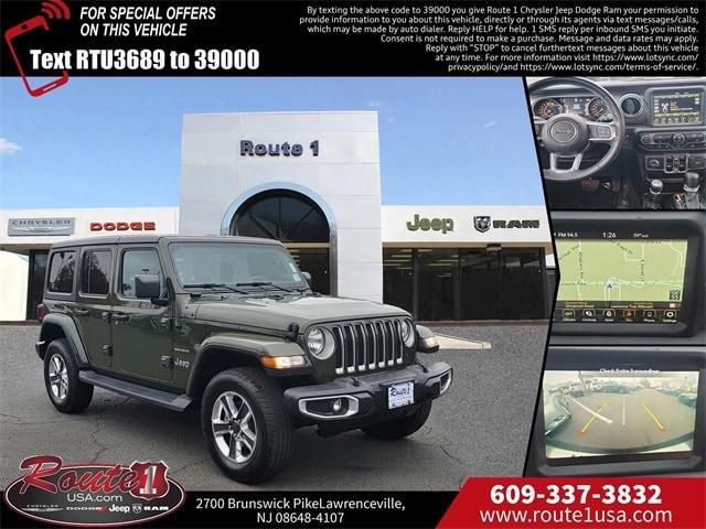 used 2022 Jeep Wrangler Unlimited car, priced at $32,986
