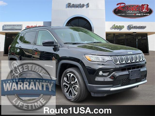 used 2022 Jeep Compass car, priced at $27,308