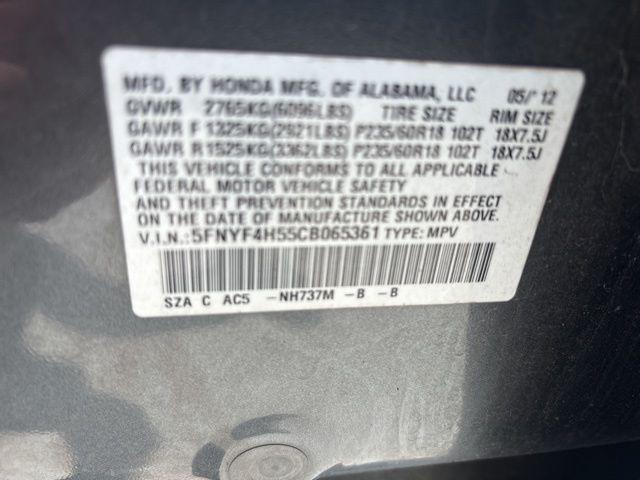 used 2012 Honda Pilot car, priced at $9,550