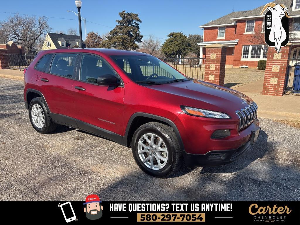 used 2017 Jeep Cherokee car, priced at $16,331