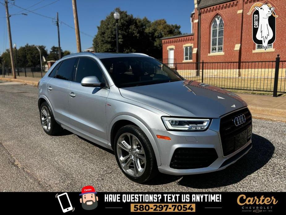 used 2018 Audi Q3 car, priced at $20,000