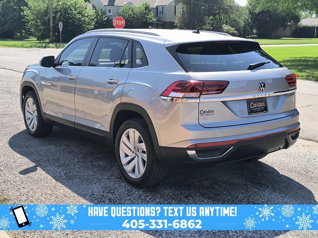 used 2022 Volkswagen Atlas Cross Sport car, priced at $20,560