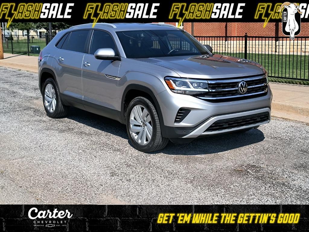 used 2022 Volkswagen Atlas Cross Sport car, priced at $21,950