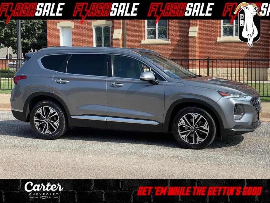 used 2019 Hyundai Santa Fe car, priced at $19,615