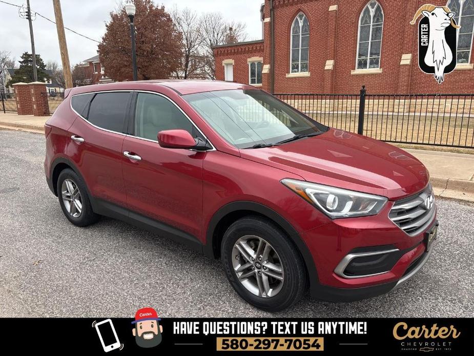 used 2018 Hyundai Santa Fe Sport car, priced at $15,075