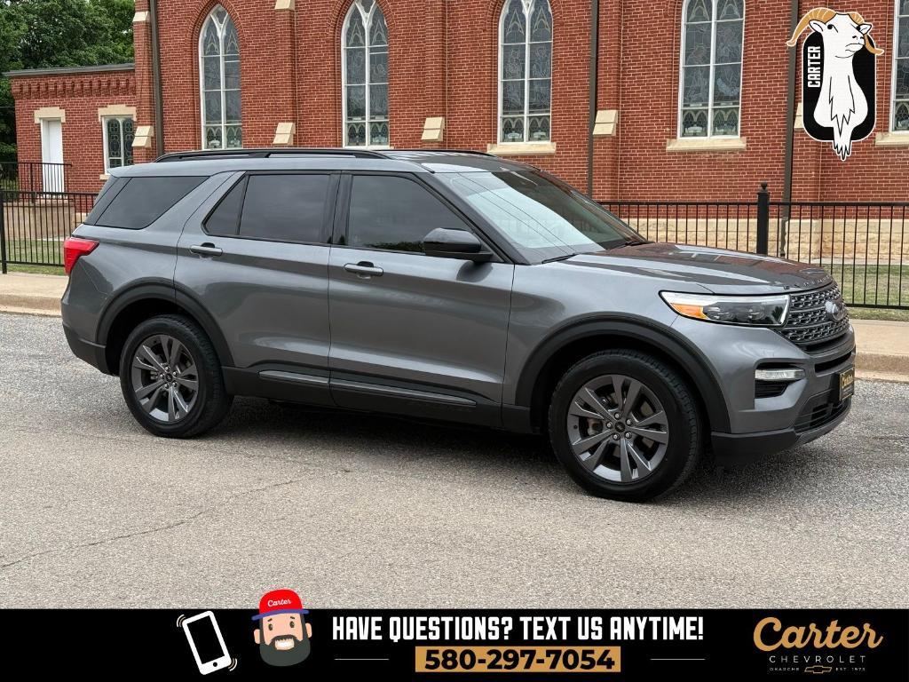 used 2022 Ford Explorer car, priced at $29,500