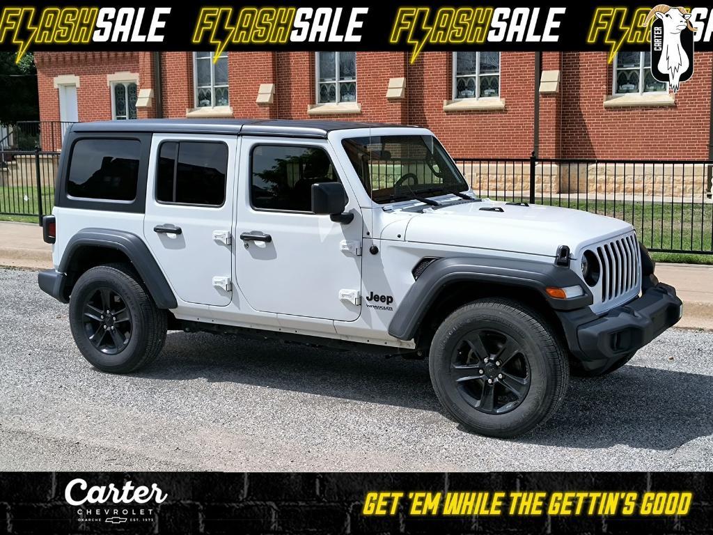 used 2021 Jeep Wrangler Unlimited car, priced at $27,250