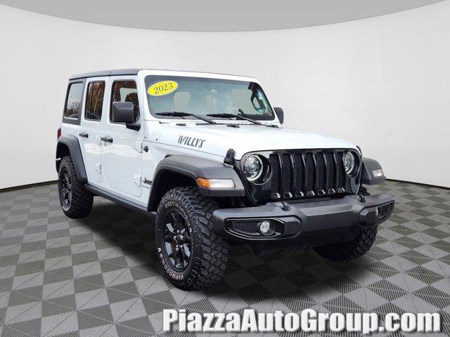 used 2023 Jeep Wrangler car, priced at $37,876