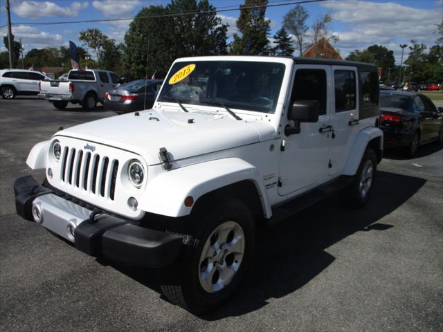 used 2015 Jeep Wrangler Unlimited car, priced at $21,900