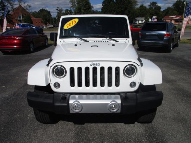 used 2015 Jeep Wrangler Unlimited car, priced at $21,900