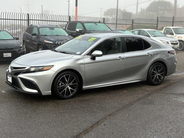 used 2021 Toyota Camry Hybrid car, priced at $26,999