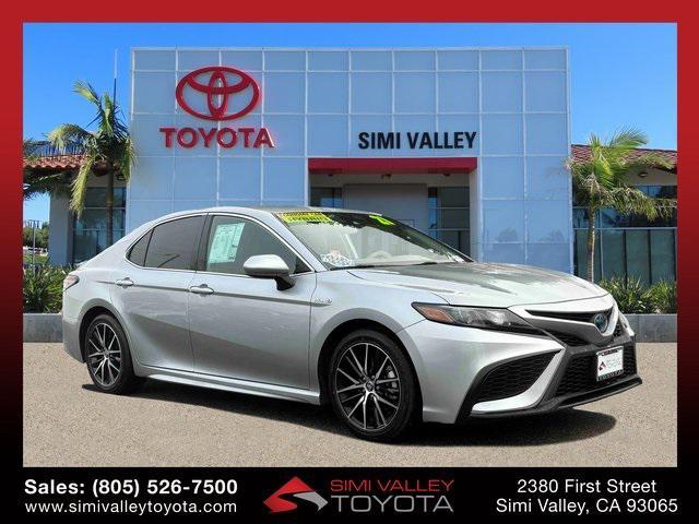 used 2021 Toyota Camry Hybrid car, priced at $26,999