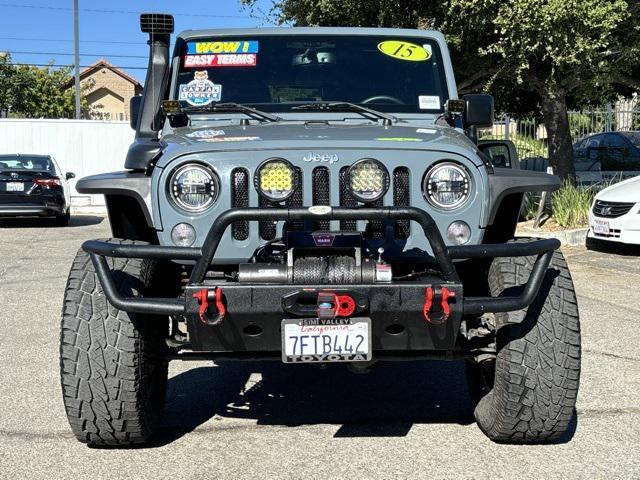 used 2015 Jeep Wrangler Unlimited car, priced at $23,745