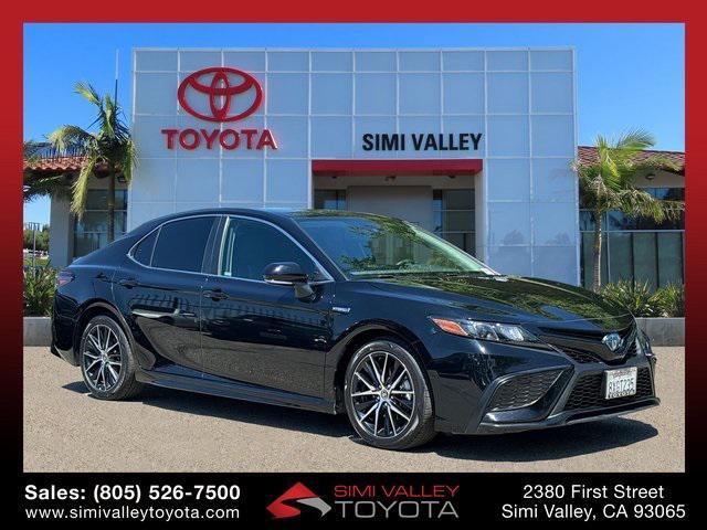 used 2021 Toyota Camry Hybrid car, priced at $24,999