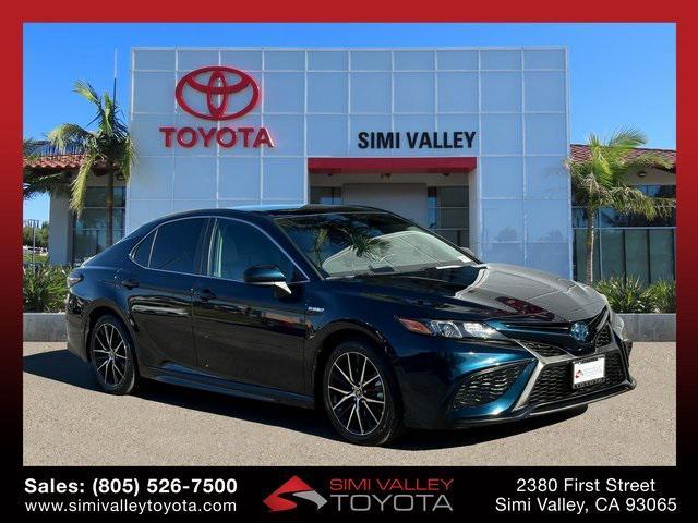 used 2021 Toyota Camry Hybrid car, priced at $26,999