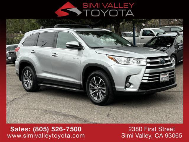 used 2019 Toyota Highlander Hybrid car, priced at $33,745