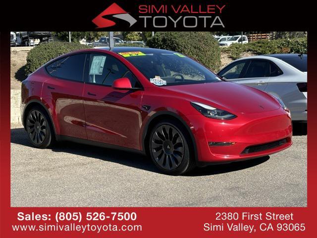 used 2021 Tesla Model Y car, priced at $27,999