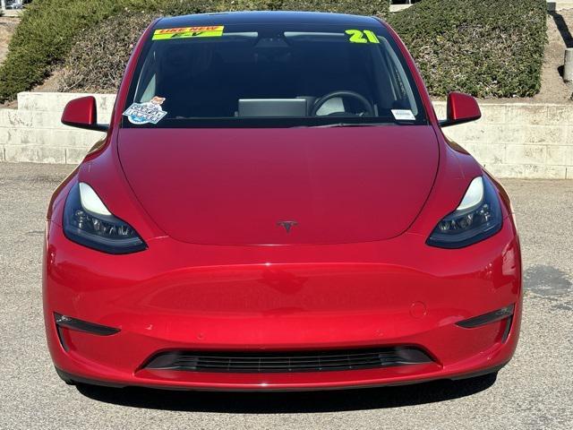 used 2021 Tesla Model Y car, priced at $27,999