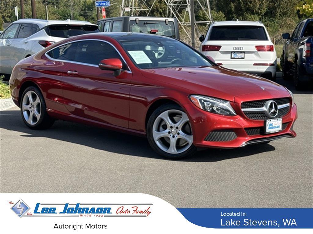 used 2017 Mercedes-Benz C-Class car, priced at $19,150