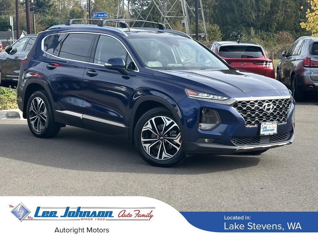 used 2020 Hyundai Santa Fe car, priced at $17,999