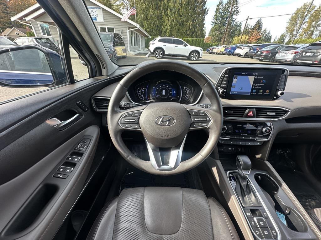 used 2020 Hyundai Santa Fe car, priced at $17,999