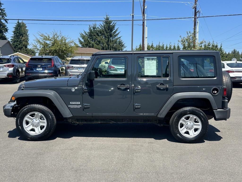used 2017 Jeep Wrangler Unlimited car, priced at $18,350