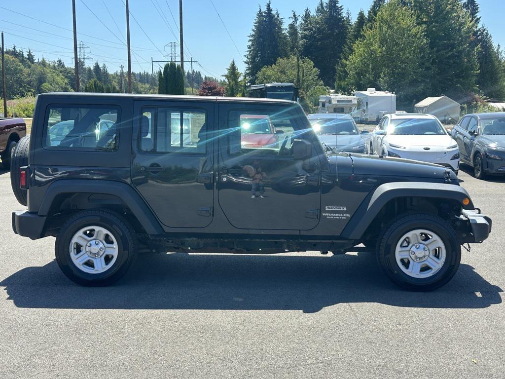 used 2017 Jeep Wrangler Unlimited car, priced at $18,350