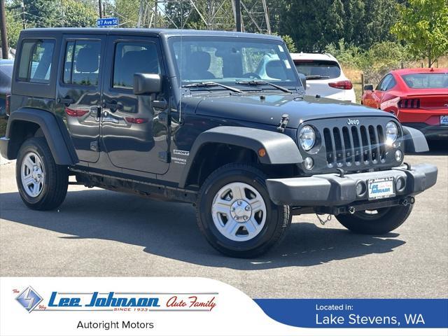used 2017 Jeep Wrangler Unlimited car, priced at $19,398
