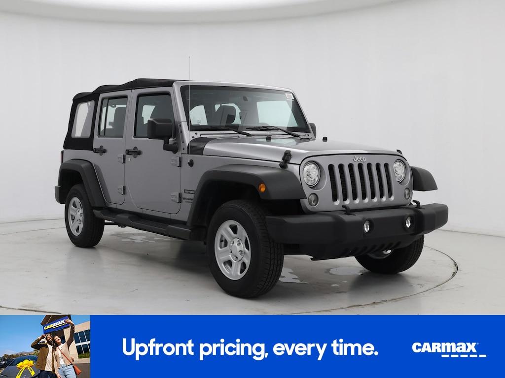used 2017 Jeep Wrangler car, priced at $22,998