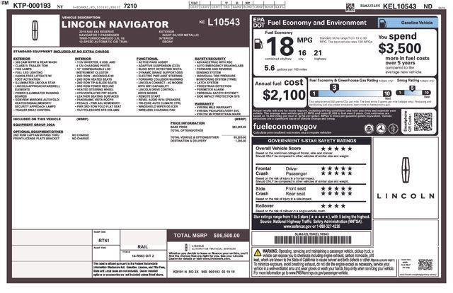 used 2019 Lincoln Navigator car