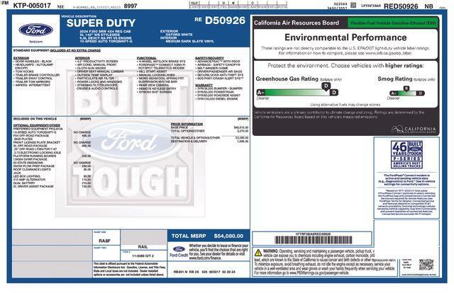 new 2024 Ford F-350 car, priced at $48,957