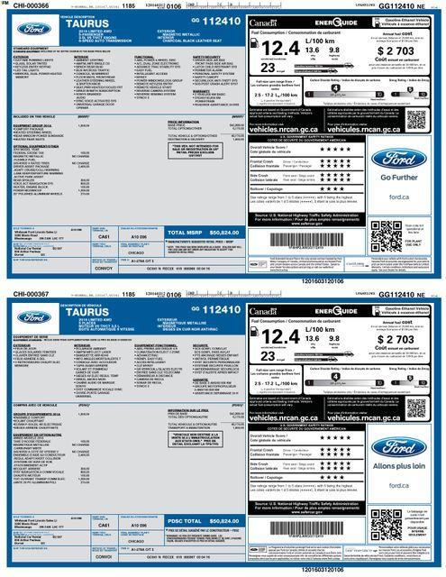 used 2016 Ford Taurus car, priced at $15,995