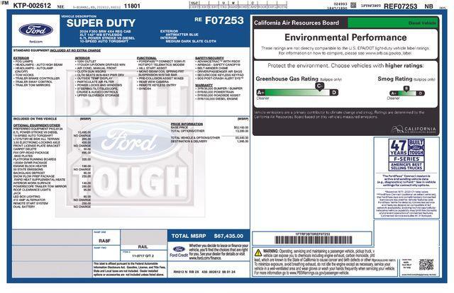 new 2024 Ford F-350 car, priced at $63,761