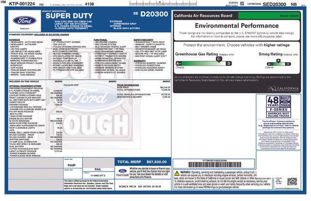 new 2025 Ford F-350 car, priced at $82,886