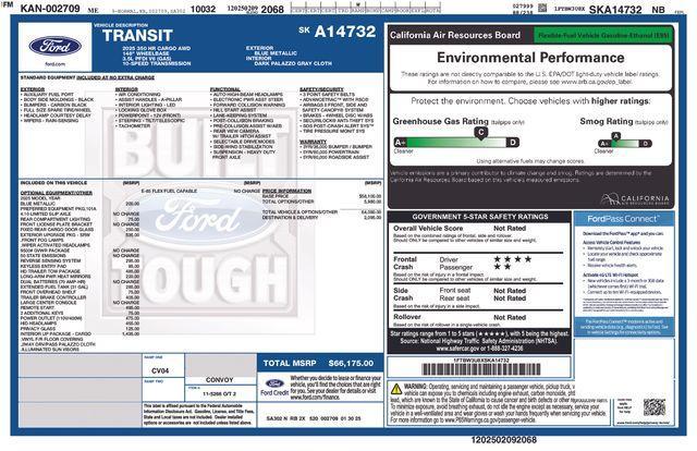 new 2025 Ford Transit-350 car, priced at $62,836