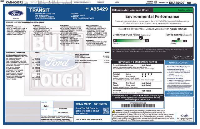 new 2025 Ford Transit-250 car, priced at $58,230