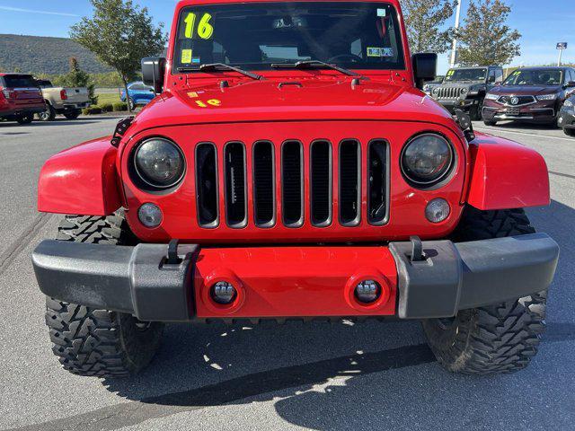 used 2016 Jeep Wrangler Unlimited car, priced at $20,200