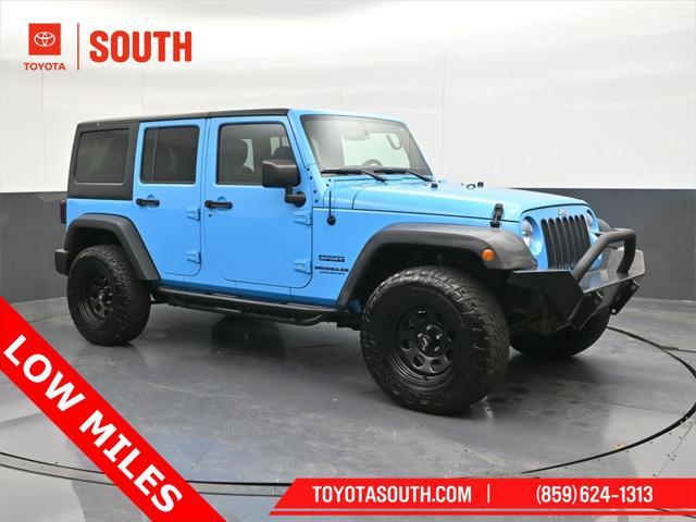 used 2017 Jeep Wrangler Unlimited car, priced at $21,996